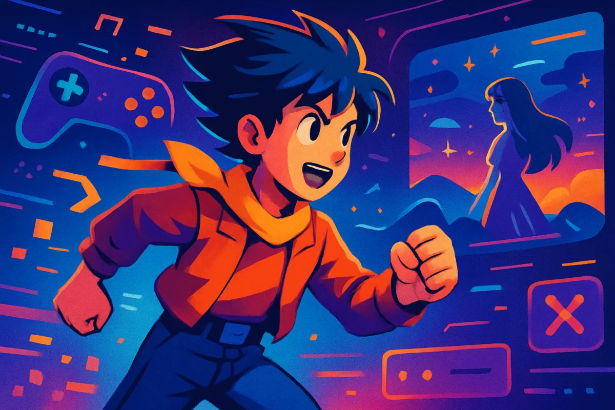Explore a 90s Anime World in This New Graphic Adventure