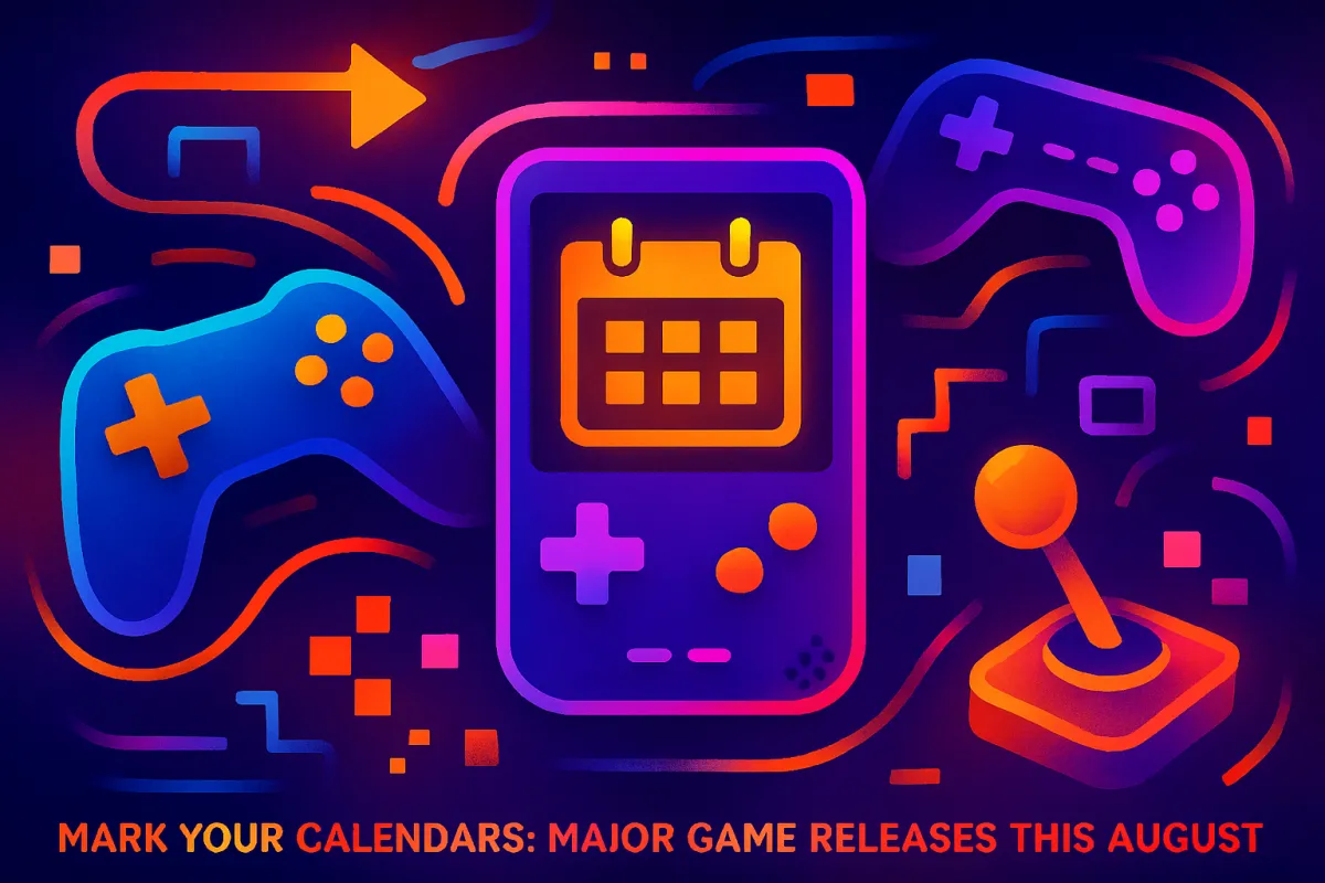 Mark Your Calendars: Major Game Releases Coming This August